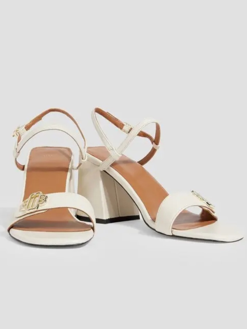 Leather Slingback Sandals